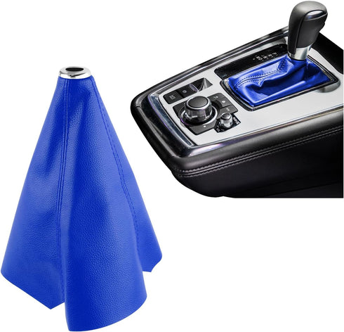Car Shift Boot,Leather Gear Shift Cover Car Accessories Interior Decoration,Universal Dustproof Gear Shifter Cover Fits Car Truck SUV with Manual/...