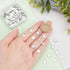 PH PandaHall 100 Pcs 304 Stainless Steel Flat Round Blank Stamping Tag Pendants Charms Diameter 8mm for Jewelry Making...