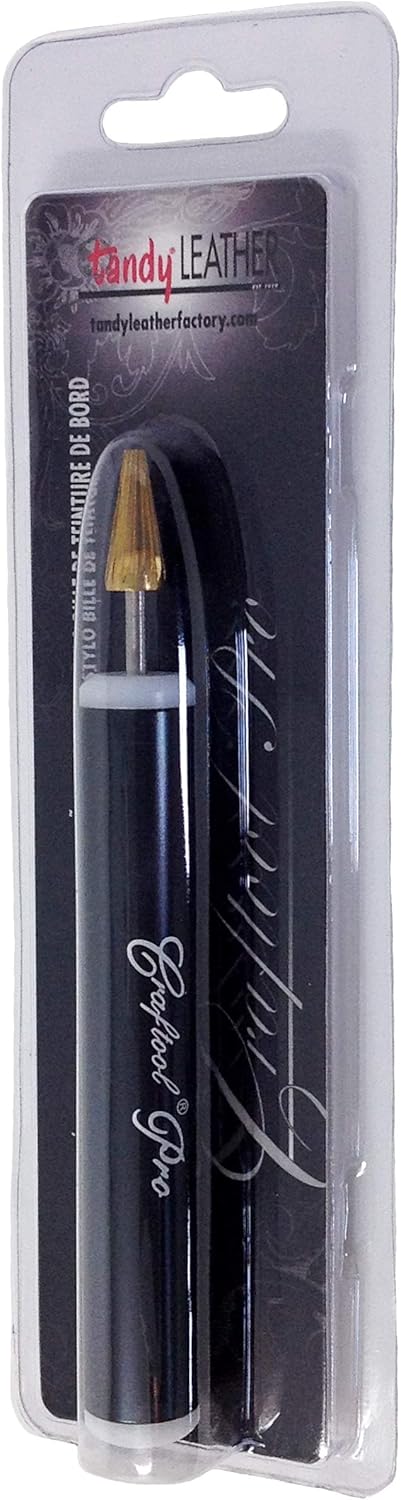 Tandy Leather Craftool Pro Edge Dye Roller For Painting Leather Edges...