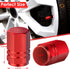 Red Auto Tire Valve Stem Caps: Tire Air Pressure Caps, Universal Schrader Valve Cap for Car Bike Truck Motorcycles...