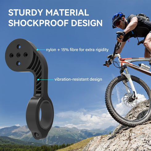 CYCPLUS Cycling Out Front Bike Mount Designed for All Cycling Computer, Garmin Edge 520 530 820 830 1000 GPS and Other Normal Models Z1...