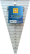 EZ Quilting 30 Degree Triangle Ruler, White...