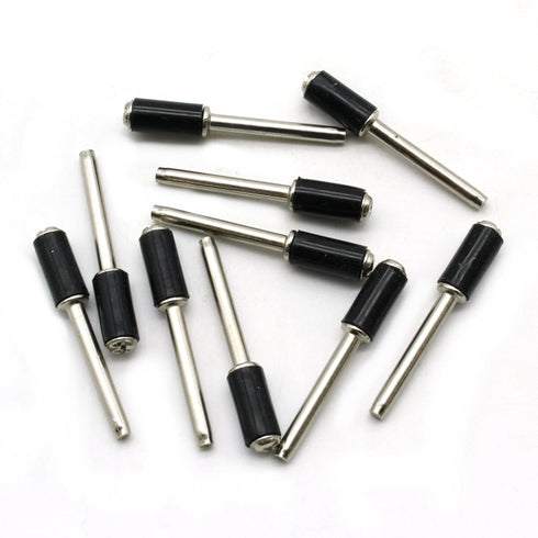 TMAX 10 pc 1/4 Inch Rubber Mandrel Sand Drum Holder 1/8 Inch Shank for Dremel Rotary Tools...