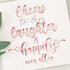 Crisky Bridal Shower Napkins Rose Gold, Happily Ever After Cocktail Beverage Cake Dessert Napkins for Wedding & Bridal Shower Engagement Bachelore...