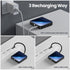 Small Portable Charger,12000mAh Fast Charging Portable Power Bank Built-in 4 Cables,USB C Input/Output with LED Display,External Battery Portable ...