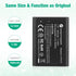 FirstPower Replacement LP-E10 Batteries Compatible with Canon EOS Rebel T3, T5, T6, T7, T100, Kiss X50, Kiss X70, 1100D, 1200D, 1300D, 2000D Camer...