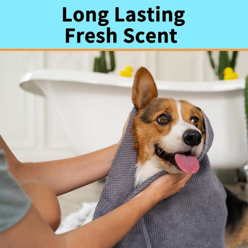 Dog Shampoo for Sensitive Skin | Deodorizing Pet Wash | Cat & Dog-Friendly Formula | Odor Control & Moisturizing | Ideal for Smelly Dogs | Soothin...