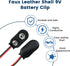 SDTC Tech 3 Pack 9V Battery Snap to 2-Pin PH2.0 Connector Cable I Type Battery Clip Lead Wire (15cm)...