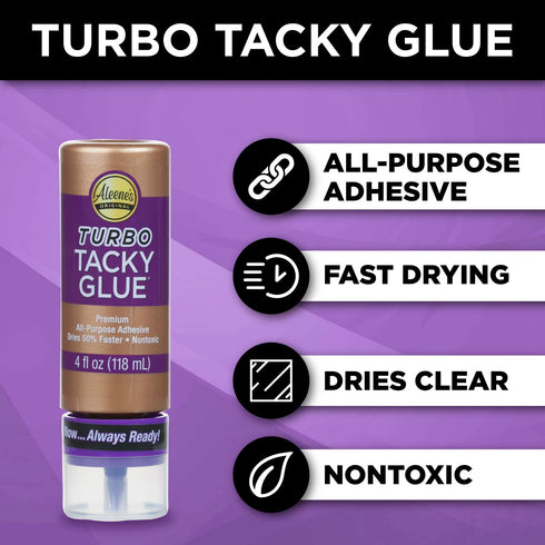 I Love To Create Aleene's Always Ready Turbo "Tacky" Glue, 4-Ounce...