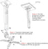 Projector Mount Wall or Ceiling Projection Mount Bracket with Adjustable Height and Extendable Arms Mount for Home and Office Projector...