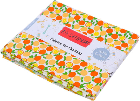 8Pcs 18" x 22" Cotton Fabric DIY Making Supplies Quilting Patchwork Fabric Fat Quarter Bundles DIY for Quilting Patchwork Cushions Cotton Fabric f...