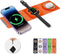 3-in-1 Foldable Magnetic Wireless Charger Keychain, 15W Travel Fast Charger Phone 15/14/13/12 Pro/Max/Plus, Watch, AirPods, Galaxy/Note, Charge 2 ...