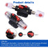 100 Amps Audio Inline Circuit Breaker Reset Fuse, 12V-24V DC Manual Reset Inline Fuse Holder for Car Marine Trolling Motors Audio, Stereo Switch a...