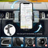 1 PC Car Phone Holder with Silicone Gasket, Shockproof Waterproof Plastic Vehicle Smartphone Mount for 1.96In to 3.54In Equipment, Universal Autom...