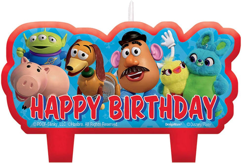 Disney/Pixar Toy Story 4 Multicolor Birthday Candle Set - Exciting, Festive Design for Kids' Birthday Parties...