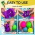 12 pcs Reusable Water Balloons Fast Refillable for Kids Outdoor Activities Pool Beach Bath Toys with Silicon Cord Ring Pull...