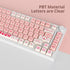 Guffercty kred 129-keycaps XDA Profile PBT Keyboard Key caps Full Set, Custom Keycaps Dye Sublimation for 61/68/84/87/108 Mechanical Keyboard (Nau...