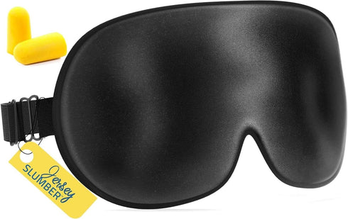 100% Silk Sleep Mask for A Full Night's Sleep | Comfortable & Super Soft Eye Mask with Adjustable Strap | Works with Every Nap Position | Best Sle...