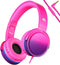 rockpapa Grade Wired Headphones with Microphone, Lightweight Foldable Stereo Bass Headphones with No-Tangle Cord & 3.5mm Jack for Women/Kids, Lapt...