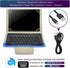 DETUOSI Universal 8.0 inch Android Tablet Case with Keyboard, Removable Wireless Bluetooth Keyboard + PU Leather Folio Book Cover + Stand, Travel ...