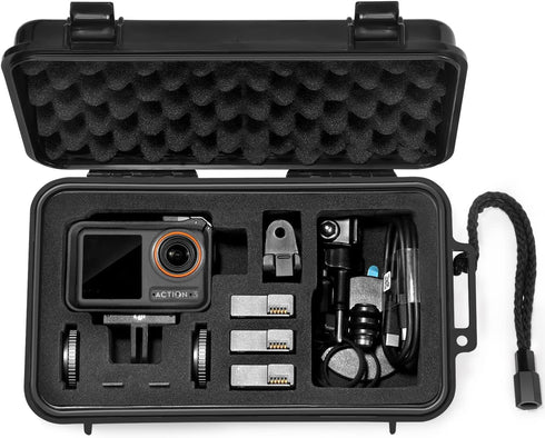 Lekufee Small Waterproof Carrying Case for DJI Osmo Action 4/Osmo Action 3 Camera and Accessories(Case Only)...