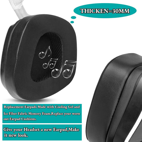 Upgrade Earpads Cooling-Gel Replacement Ear Cushions Compatible with Corsair Void RGB Elite/Corsair Void/Pro/Void RGB SE Gaming Headsets 7.1, Ear ...