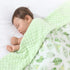 Baby Blankets for Unisex Boys Girls, Super Soft Green Leaf Blankets, Printed Bed Throws Newborn, for Toddler Baby Nursery Bed Blanket Stroller Cri...