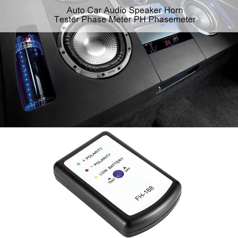 Phase Meter, Plastic Material Auto Car Audio Speaker Horn Tester Phase Meter Phasemeter Fit for All Speakers of All car...