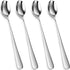 KEAWELL Premium 4-Piece Louise Long Handle Iced Tea Spoons, 18/10 Stainless Steel Long Teaspoons, Long Coffee Spoons, Cocktail Stirring Spoons, Di...