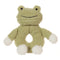 Apricot Lamb Baby Frog Soft Rattle Toy, Plush Stuffed Animal for Newborn Soft Hand Grip Shaker Over 0 Months (Frog, 6 Inches)...