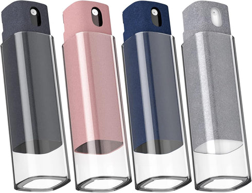 BoYata Screen Cleaner Kit 4PCS, 3-in-1 Touchscreen Mist Cleaner Spray Bottle & Microfiber Cloth, Portable Reusable Empty Spray Bottle for Phone/La...