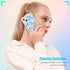 Blue Hibiscus Phone Case Compatible with iPhone 13 6.1 Inch - Shockproof Protective TPU Clear Cute Blue Flower iPhone Case Designed for iPhone 13 ...