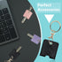 Soft Leather Key Sleeve, Key Covers, 3pcs Keychain Key Fod Protector for Broken Keys Car Keys...