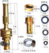 Brass Water Hose Nozzle Sprayer Heavy Duty High Pressure Flow For Garden Watering Plants Cleaning Car Washing Dog Pets...