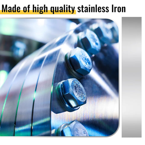 Amylove 24 Pcs 304 Stainless Steel Strips Shim Stock Metal Shims 1" Width x 6" Length Assortment 8 Thickness Sizes Thin Metal Sheet for Kitchen Tr...