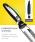 Ourokhome Kitchen Lemon Zester, Stainless Steel Hand Held Parmesan Cheese Grater for Ginger, Chocolate, Coconut, Lime, Nutmeg, Citrus, Fruit, Vege...