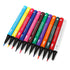 Coloured ,12PCS Liquid Set Matte Liquid Long Lasting Waterproof Pen Colorful Eyebrow Pencil Eyebrow Lip Liner Pencil Highly Pigmented Colored Matt...