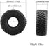 4PCS 1/24 1 inch All Terrain Rainforest Butyl Rubber Softer Version Tire with Liner Sponge for AXIAL SCX24 2021 Bronco, FMS FCX24, Jeep JT Gladiat...