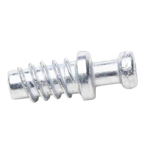 20 Pack Screw-in Dowel Furniture Connector, Zinc, 11/32" (9mm) Length for 3/16" (5mm) Hole, R014Z...