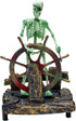 Penn-Plax Action-Air Aerating Aquarium Ornament – Creates Movement in Fish Tank – Air Pump Driven – Skeleton at The Wheel...