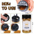 TORC Black Chunky Glitter 4 OZ Glitter for Resin Crafts Tumblers Cosmetic Makeup Nail Art Festival Decoration...