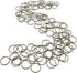 Bulk 100 Pack - 1" Key Rings - Heat Treated Heavy Duty & Durable Premium Split Ring Keychains by Specialist ID...