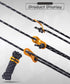 Hikeman 6 Pack 4mm Outdoor Guy Lines Tent Cords Lightweight Camping Rope with Aluminum Guylines Adjuster Tensioner Pouch for Tent Tarp, Canopy She...