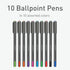 linc Pentonic Premium Ball Point Pen 1.0 mm Medium Point, 10-Count, Assorted Colors | Medium Point Featherlite Feel, Easy Flow Ink Technology, Sle...