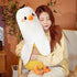 PEACH CAT Banana Duck Plush Pillow Duck Stuffed Animal Cute Banana Plushie for Girls and Boys White 19.7"...
