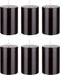 Mega Candles 6 pcs Unscented Solid Black Pillar Candles, Hand Poured Premium Wax Candle 2 Inch x 3 Inch, Home Décor, Spas, Weddings, Celebrations,...