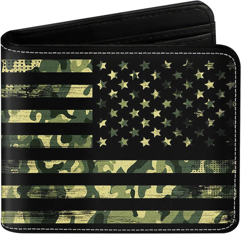 Teen Boys Cool Wallet Funny Leather Wallets Credit Id Card Cash Holder Black Rfid Blocking Zipper Cute Kawaii Aesthetic Wallets With Coin Pocket I...