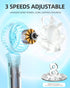 FrSara Portable Handheld Fan, Neck Fan, Mini Desk Fan, Multi-Function Fan, 2000mAh Ultra-Long Battery Life, Ultra-Quiet, 3-Speed Visual Adjustment...