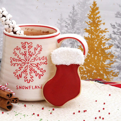 Christmas Stocking Cookie Cutter, Premium Food-Grade Stainless Steel, Dishwasher Safe...