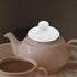 Luxshiny Ceramic Teapot Lid Replacement, White Tea Kettle Cover with Hole Porcelain Mug Cover Tea Pot Lid Accessories for Small Tea Pots Kungfu Te...